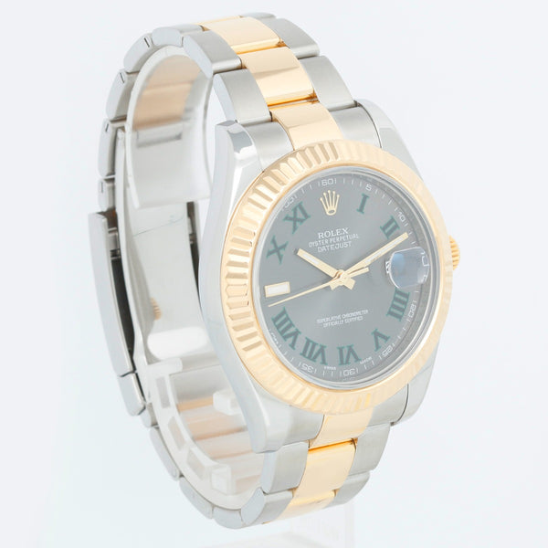 Rolex Datejust II Men's 2-Tone Steel & Gold 41mm Watch 116333