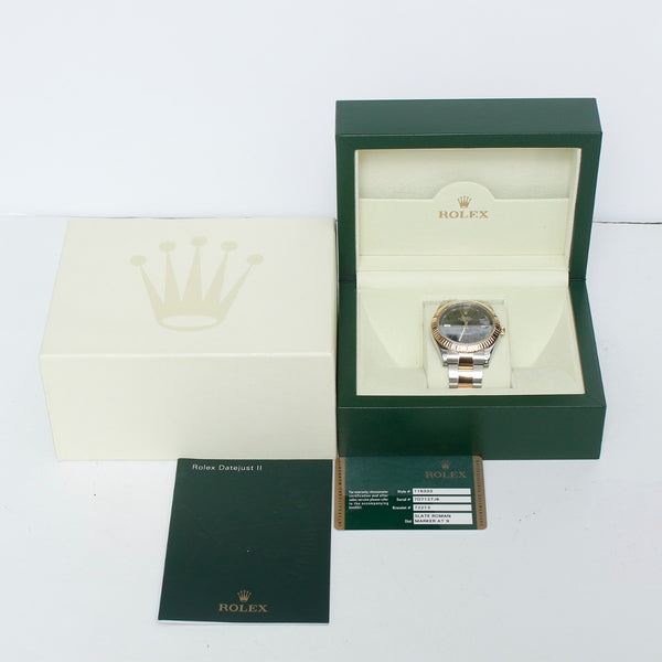 Rolex Datejust II Men's 2-Tone Steel & Gold 41mm Watch 116333