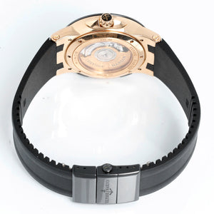 Ulysse Nardin Executive Dual Time 18k Rose Gold Watch 246-00 3/42