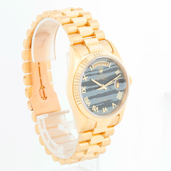Very Rare Rolex President Day-Date Men's 18k Gold Watch 18238