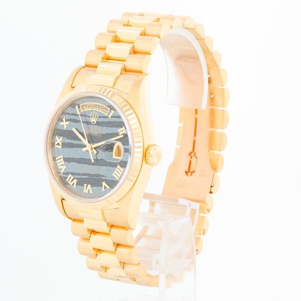 Very Rare Rolex President Day-Date Men's 18k Gold Watch 18238