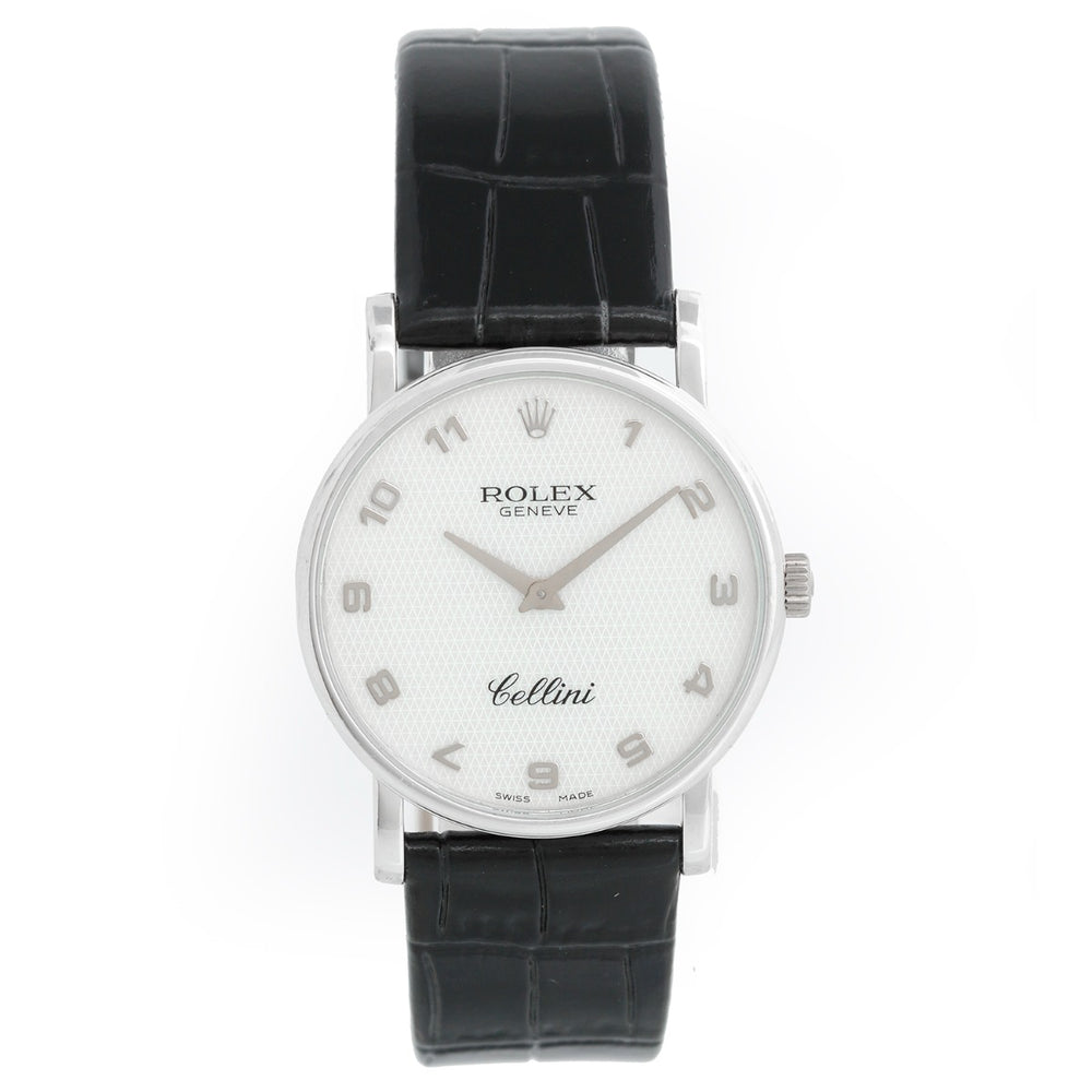 Rolex Cellini Classic 18k White Gold Men's Mother of Pearl 5115 Watch
