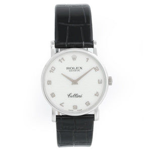 Rolex Cellini Classic 18k White Gold Men's Mother of Pearl 5115 Watch