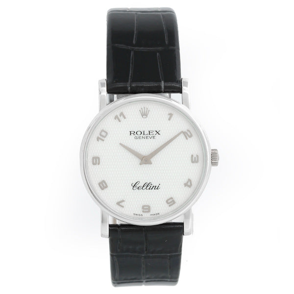 Rolex Cellini Classic 18k White Gold Men's Mother of Pearl 5115 Watch