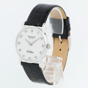 Rolex Cellini Classic 18k White Gold Men's Mother of Pearl 5115 Watch