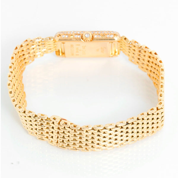 Cartier 18K Yellow Gold Tank Ladies Watch