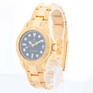 Rolex Yacht-Master Midsize 18k Gold Watch 68628