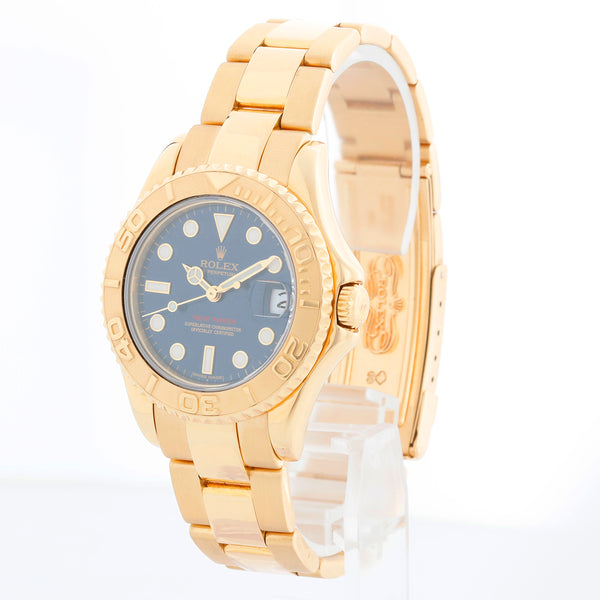 Rolex Yacht-Master Midsize 18k Gold Watch 68628