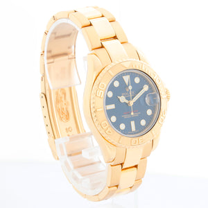Rolex Yacht-Master Midsize 18k Gold Watch 68628