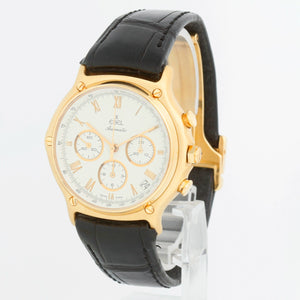 Ebel 1911 Chronograph Men's 18K Yellow Gold Watch  Ref. 8134901