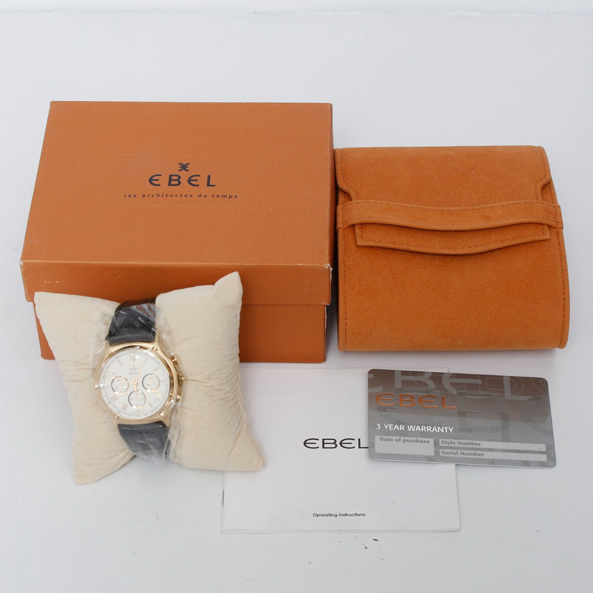 Ebel 1911 Chronograph Men's 18K Yellow Gold Watch Ref. 8134901