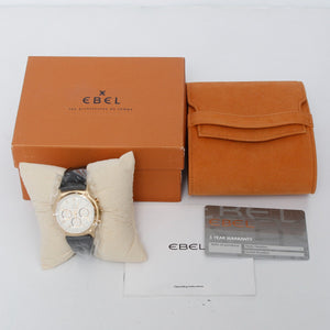 Ebel 1911 Chronograph Men's 18K Yellow Gold Watch  Ref. 8134901