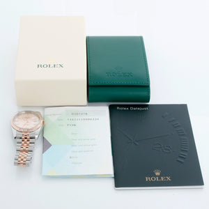 Rolex Datejust 116231 Men's 2-Tone Steel/Rose Gold  Rose Gold  Dial Watch