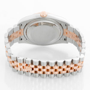 Rolex Datejust 116231 Men's 2-Tone Steel/Rose Gold  Rose Gold  Dial Watch