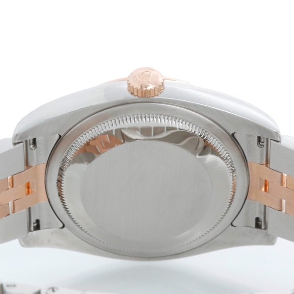 Rolex Datejust 116231 Men's 2-Tone Steel/Rose Gold  Rose Gold  Dial Watch