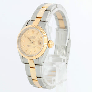 Rolex Ladies Datejust 2-Tone Steel & Gold Watch  69173