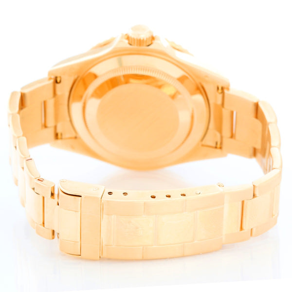 Collectible Rolex Submariner 18k Gold Men's Watch 16618 Blue Dial