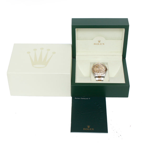 Rolex Datejust II 116333 Men's 2-Tone Steel & Gold 41mm Watch