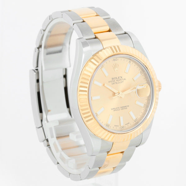 Rolex Datejust II 116333 Men's 2-Tone Steel & Gold 41mm Watch