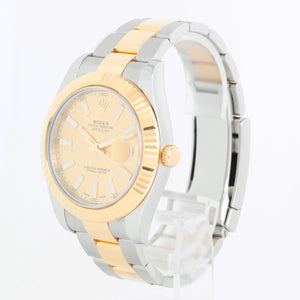 Rolex Datejust II 116333 Men's 2-Tone Steel & Gold 41mm Watch