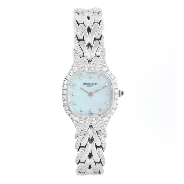 Patek Philippe & Co. La Flamme 18K White Gold Watch Ref 4815