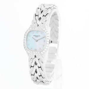 Patek Philippe & Co. La Flamme 18K White Gold Watch Ref 4815