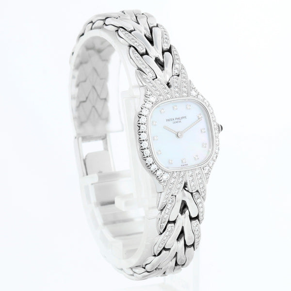 Patek Philippe & Co. La Flamme 18K White Gold Watch Ref 4815