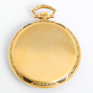 Patek Philippe Open Face 18K  Yellow Gold Pocket Watch