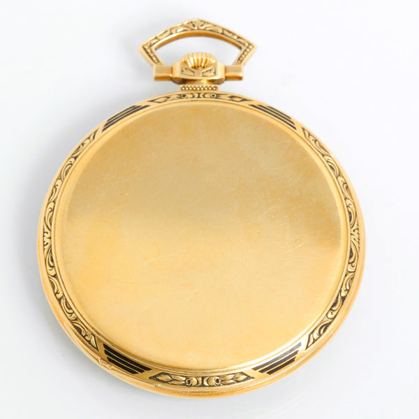 Patek Philippe Open Face 18K  Yellow Gold Pocket Watch