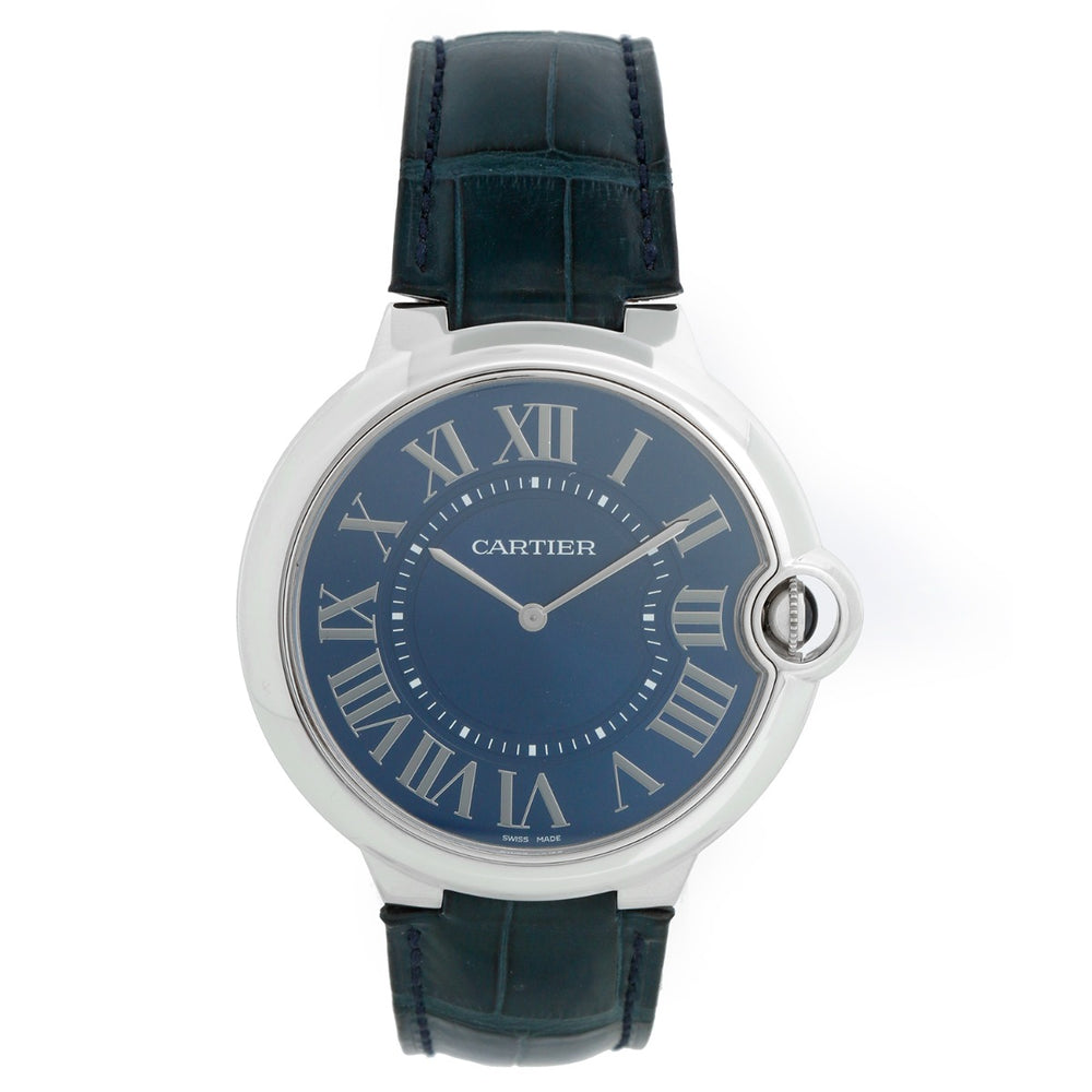 Cartier Ballon Bleu 46mm Platinum Men's Watch W6920059
