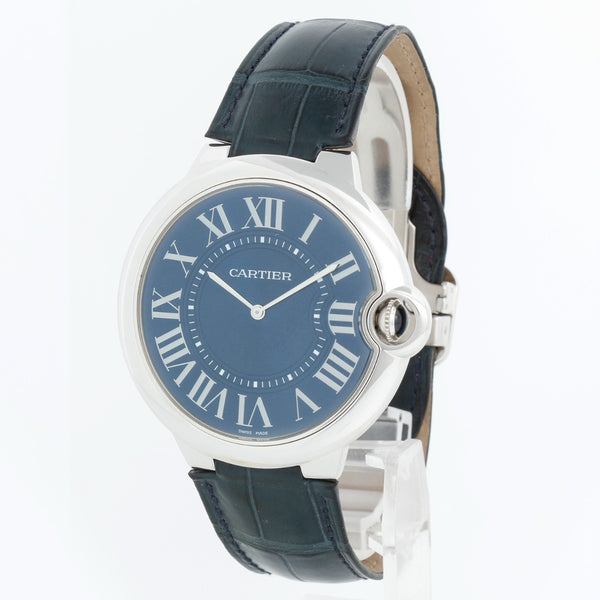 Cartier Ballon Bleu 46mm Platinum Men's Watch W6920059