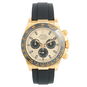 Rolex Cosmograph Daytona  "Pikachu"  Men's 18k Yellow Gold Watch 116518LN