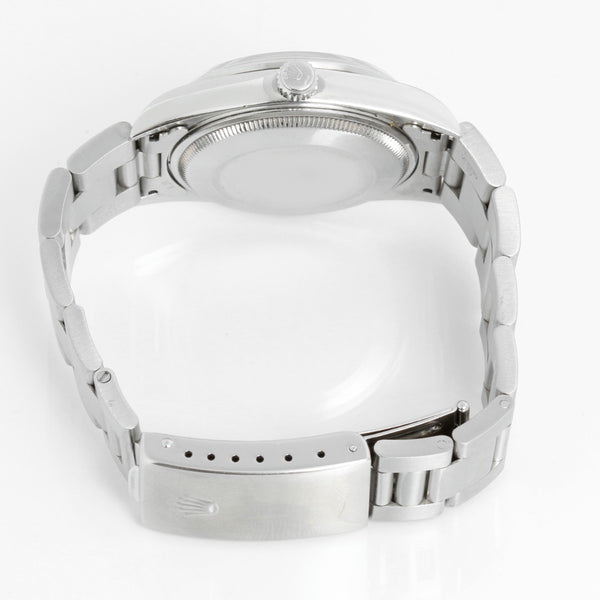 Rolex Air King Stainless Steel Men's Watch Salmon Dial 14000