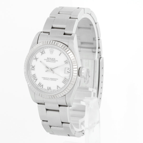 Rolex Datejust Midsize Men's or Ladies Steel Watch 68274