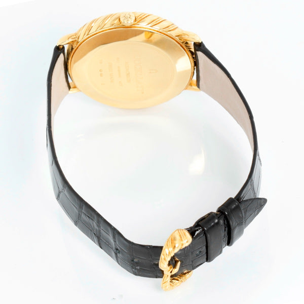 Bucellatti Audachron  Mother of Pearl 18K Yellow Gold Watch  Ref 5011