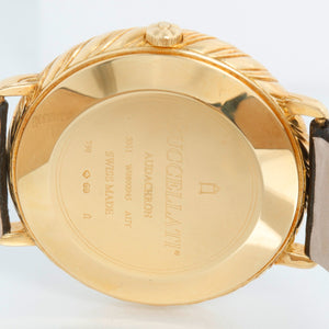 Bucellatti Audachron  Mother of Pearl 18K Yellow Gold Watch  Ref 5011