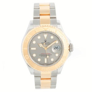 Rolex Yacht - Master Steel & Gold Men's 2-Tone Watch Gray Dial 16623