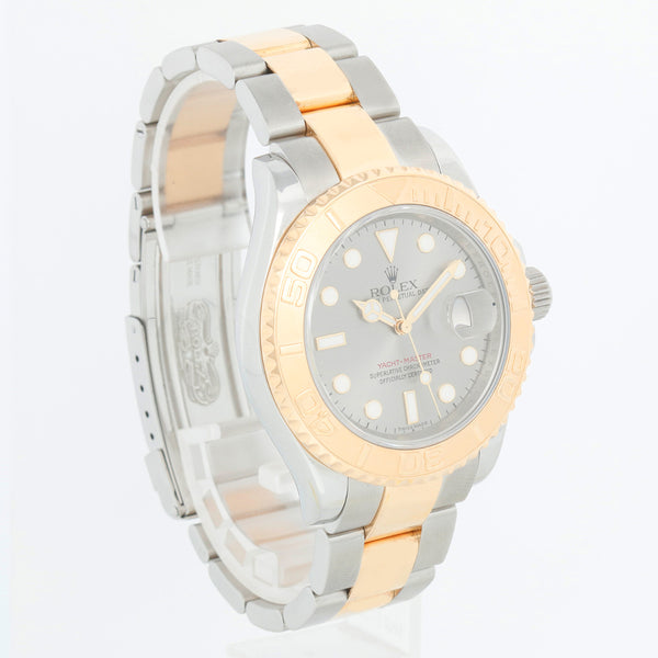 Rolex Yacht - Master Steel & Gold Men's 2-Tone Watch Gray Dial 16623