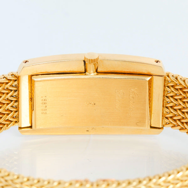 Vacheron Constantin for Cartier Paris 18K Yellow Gold and Diamond Ladies Watch