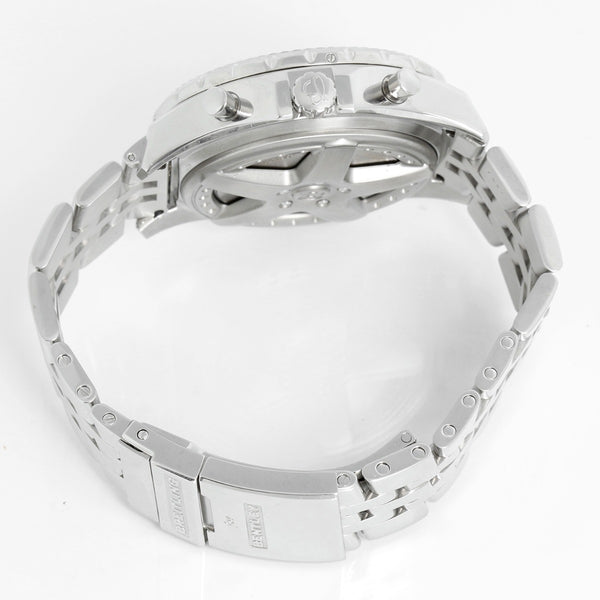 Breitling Bentley 6.75 A44362 Chronograph Men's Steel Watch Blue Dial