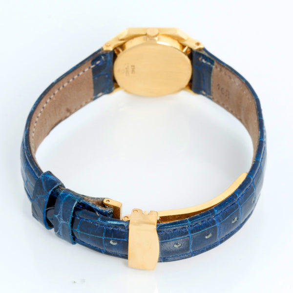 Ladies Piaget Ref 9431 18K Yellow Gold & Lapis Lazuli Watch