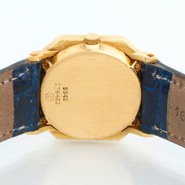 Ladies Piaget Ref 9431 18K Yellow Gold & Lapis Lazuli Watch