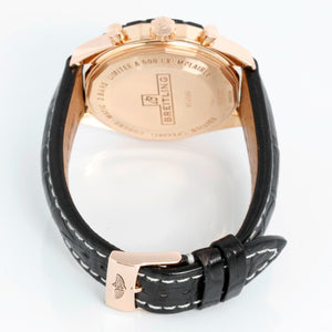 Breitling Chrono-Matic 18K Rose Gold Chronograph Mens Watch R14360