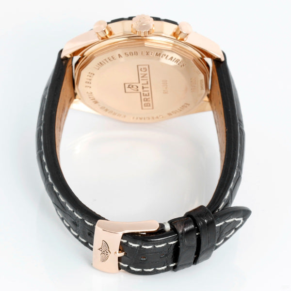Breitling Chrono-Matic 18K Rose Gold Chronograph Mens Watch R14360
