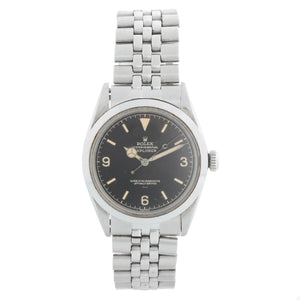 Rolex Vintage 1016 Explorer Gilt Underline Dial 1963 With Military Inscription