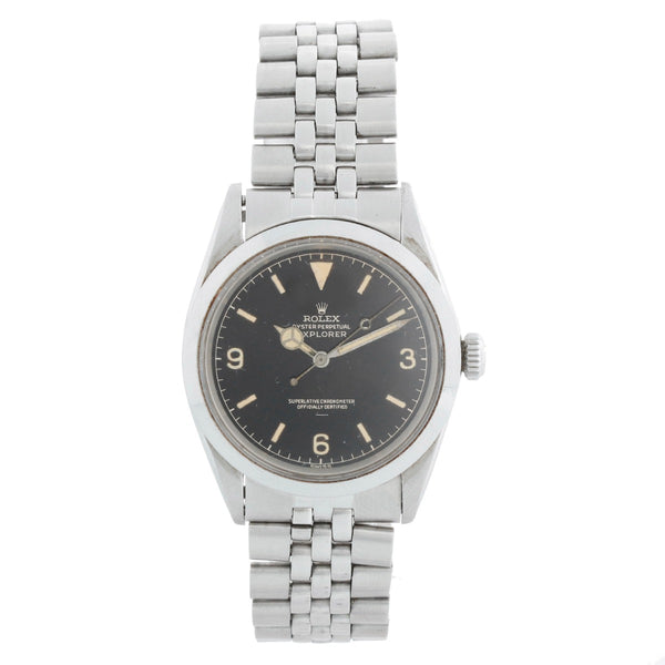 Rolex Vintage 1016 Explorer Gilt Underline Dial 1963 With Military Inscription