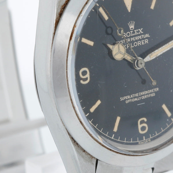 Rolex Vintage 1016 Explorer Gilt Underline Dial 1963 With Military Inscription