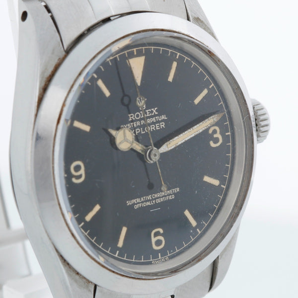 Rolex Vintage 1016 Explorer Gilt Underline Dial 1963 With Military Inscription