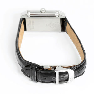 Jaeger LeCoultre Reverso Duetto Classique Ladies Steel Watch with Diamonds 265.8.75