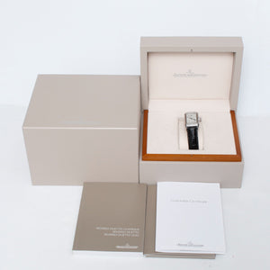 Jaeger LeCoultre Reverso Duetto Classique Ladies Steel Watch with Diamonds 265.8.75